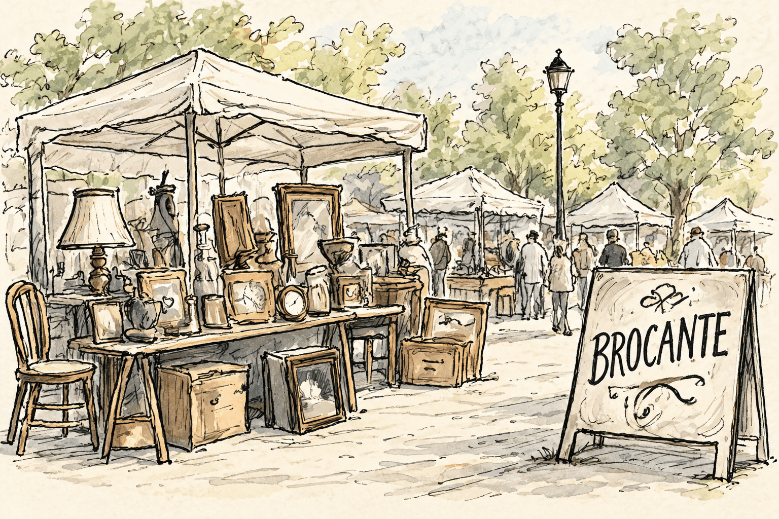 Squetch de la brocante